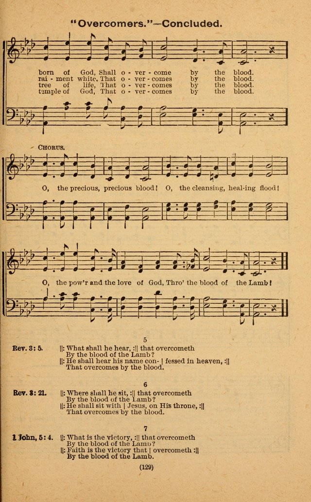 The Evangelist No. 3: for revival, praise and prayer meetings or Sunday schools  (Music edition) page 129