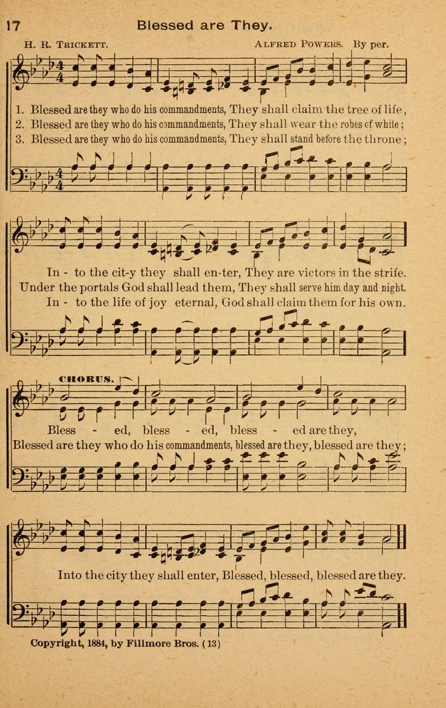 The Evangelist No. 3: for revival, praise and prayer meetings or Sunday schools  (Music edition) page 13