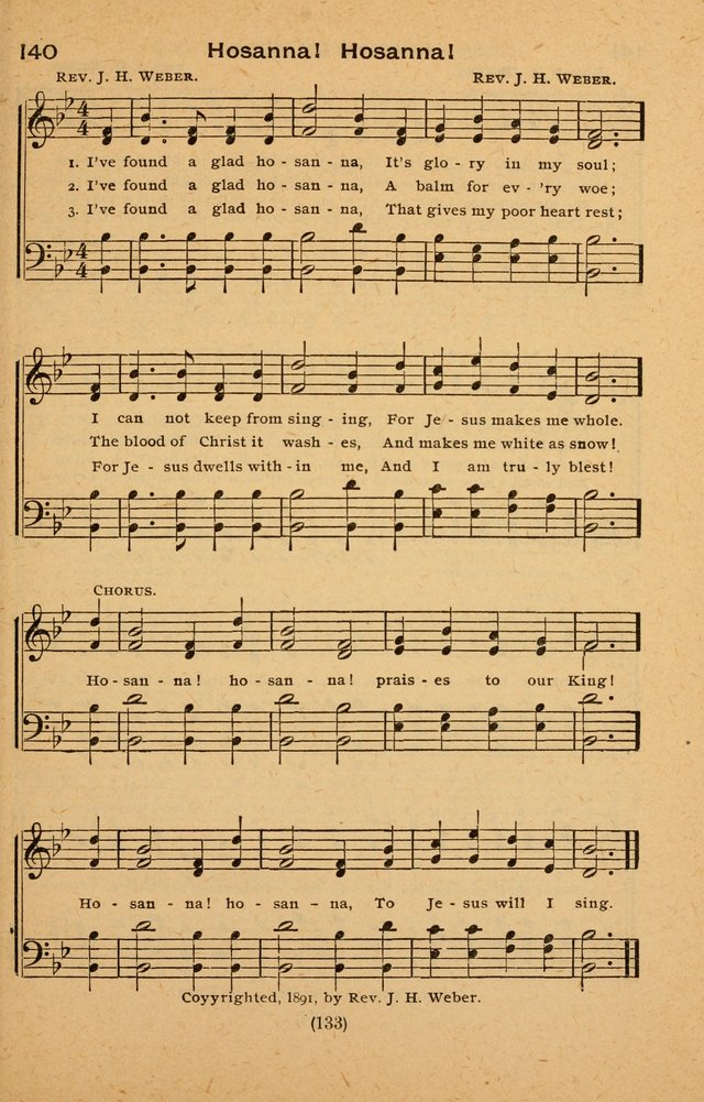 The Evangelist No. 3: for revival, praise and prayer meetings or Sunday schools  (Music edition) page 133