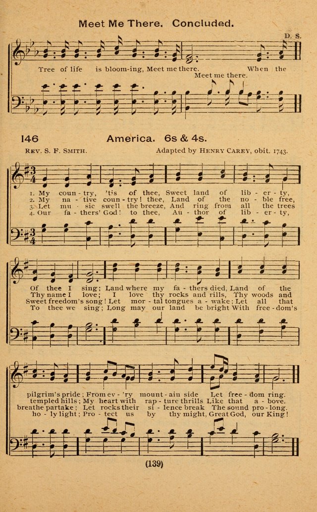 The Evangelist No. 3: for revival, praise and prayer meetings or Sunday schools  (Music edition) page 139