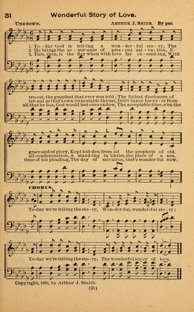 The Evangelist No. 3: for revival, praise and prayer meetings or Sunday schools  (Music edition) page 25