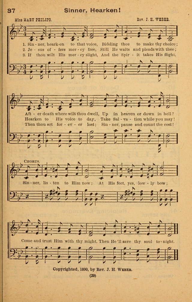 The Evangelist No. 3: for revival, praise and prayer meetings or Sunday schools  (Music edition) page 29