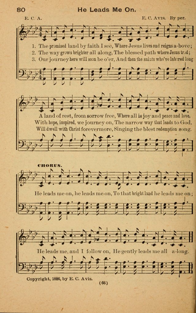 The Evangelist No. 3: for revival, praise and prayer meetings or Sunday schools  (Music edition) page 66