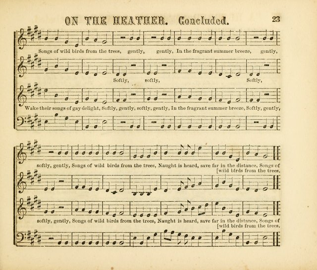 Early Blossoms: a collection of music for Sabbath schools, with rudiments page 23