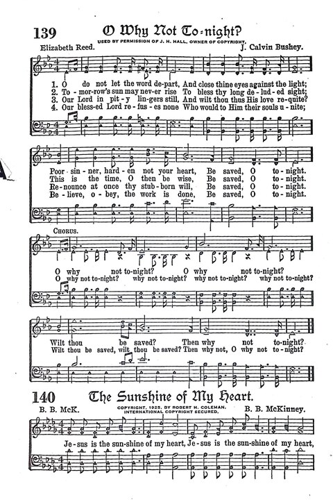 Evangel Bells: comprising the very best gospel songs and standard hymns for revival meetings and all church services page 125