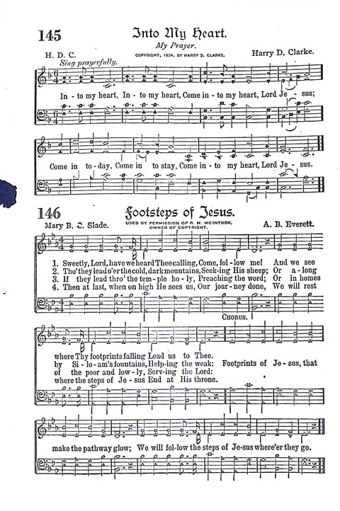 Evangel Bells: comprising the very best gospel songs and standard hymns for revival meetings and all church services page 129