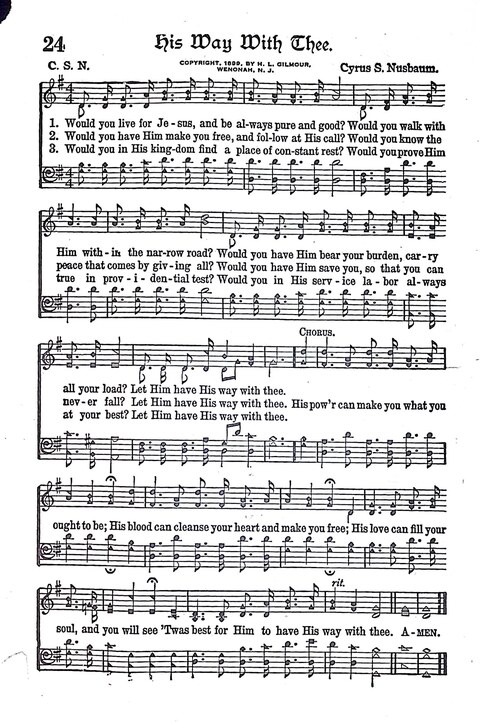 Evangel Bells: comprising the very best gospel songs and standard hymns for revival meetings and all church services page 25