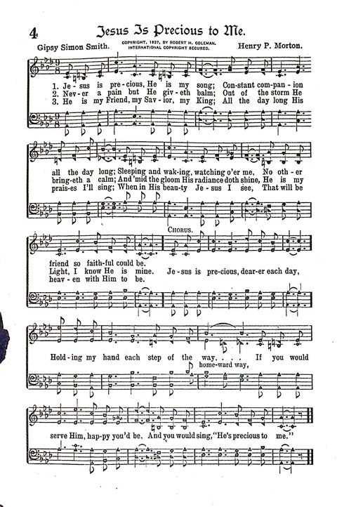 Evangel Bells: comprising the very best gospel songs and standard hymns for revival meetings and all church services page 5