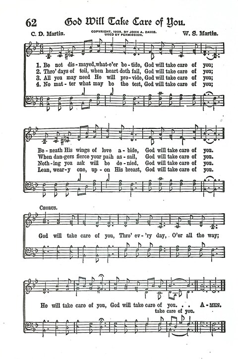 Evangel Bells: comprising the very best gospel songs and standard hymns for revival meetings and all church services page 63