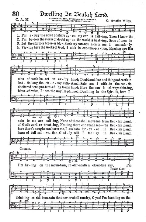 Evangel Bells: comprising the very best gospel songs and standard hymns for revival meetings and all church services page 81