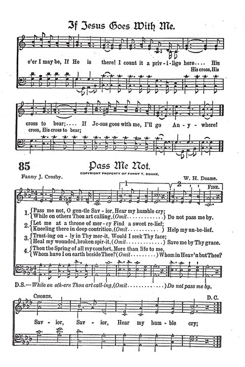 Evangel Bells: comprising the very best gospel songs and standard hymns for revival meetings and all church services page 86