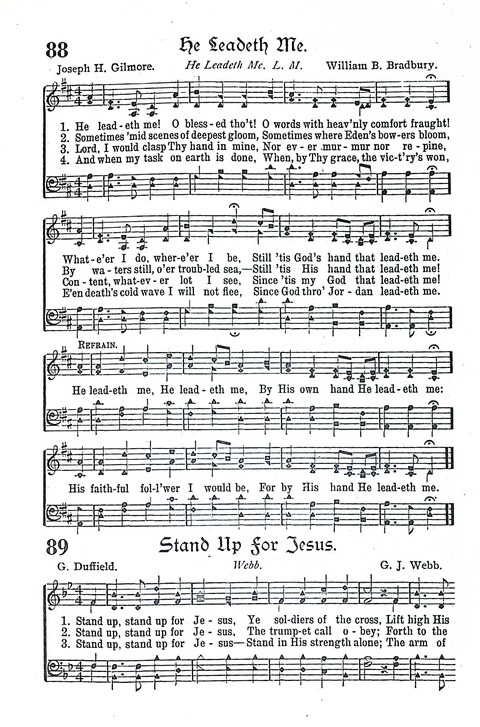 Evangel Bells: comprising the very best gospel songs and standard hymns for revival meetings and all church services page 89