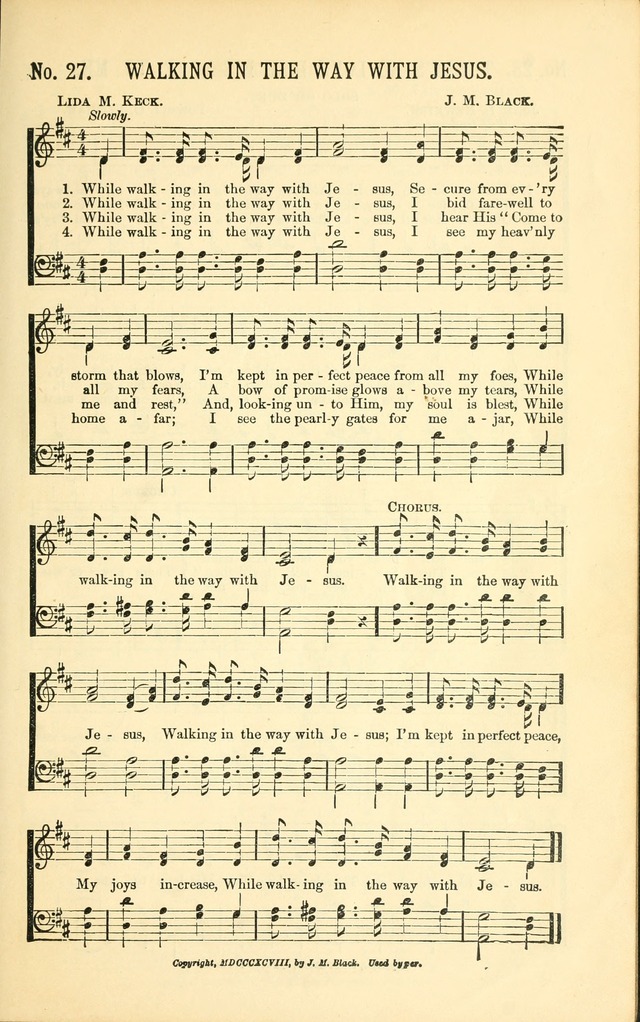 Evangelistic Edition of Heavenly Sunlight: containing gems of song for evangelistic services, prayer and praise meetings and devotional gatherings page 34