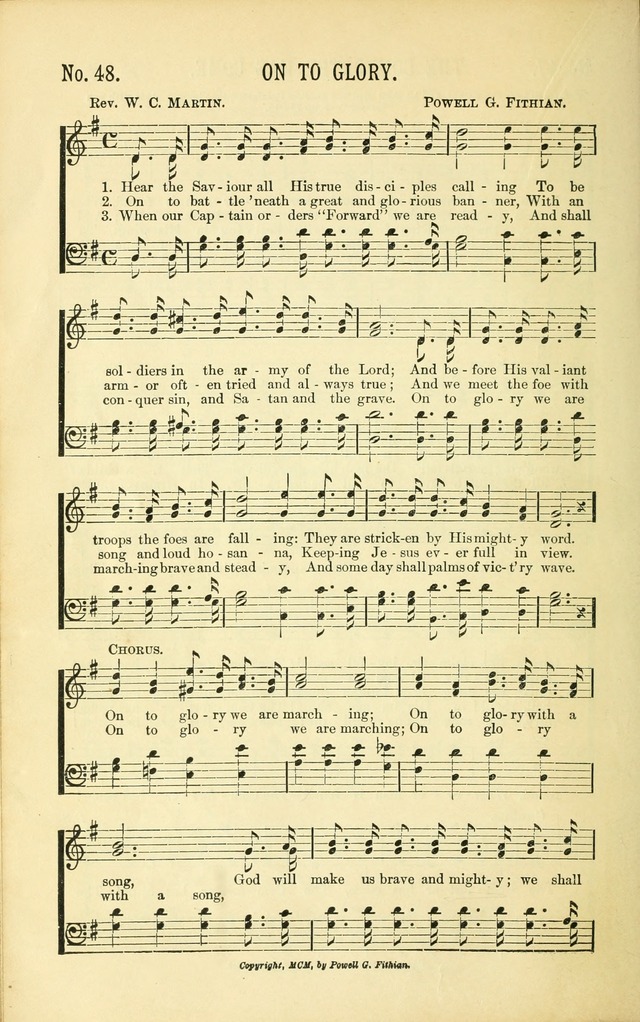 Evangelistic Edition of Heavenly Sunlight: containing gems of song for evangelistic services, prayer and praise meetings and devotional gatherings page 55