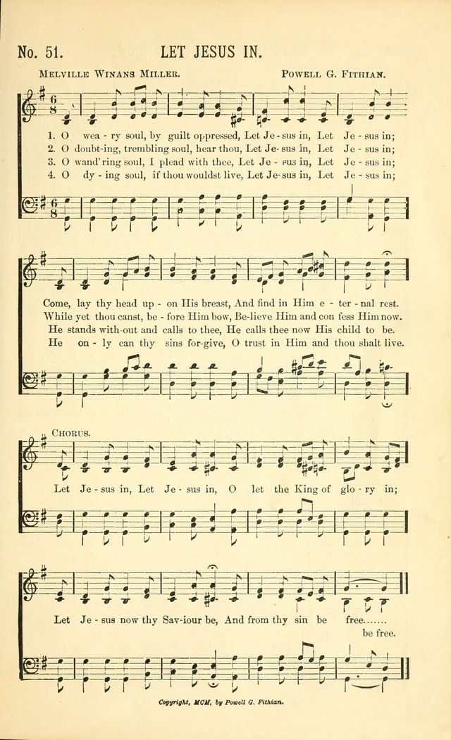 Evangelistic Edition of Heavenly Sunlight: containing gems of song for evangelistic services, prayer and praise meetings and devotional gatherings page 58