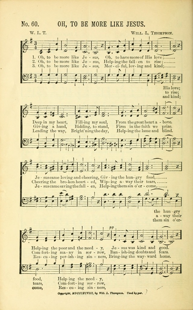 Evangelistic Edition of Heavenly Sunlight: containing gems of song for evangelistic services, prayer and praise meetings and devotional gatherings page 67