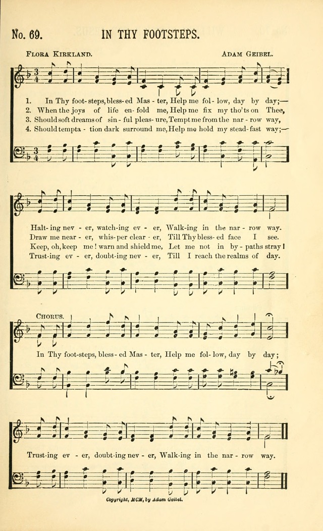 Evangelistic Edition of Heavenly Sunlight: containing gems of song for evangelistic services, prayer and praise meetings and devotional gatherings page 76