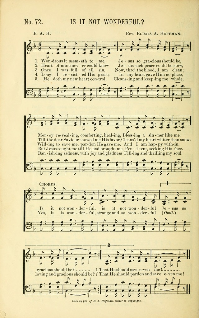 Evangelistic Edition of Heavenly Sunlight: containing gems of song for evangelistic services, prayer and praise meetings and devotional gatherings page 79