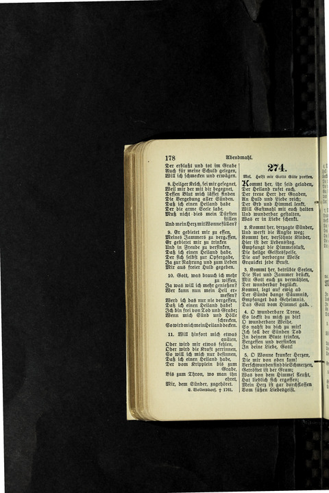 Evangelisches Gesangbuch. Nach Zustimmung der Provinszialsznode vom Jahre 1884 zur Einfürung in der Provinz Brandenburg mit Genehmigung des Evangelischen Oberkirchenrats page 178