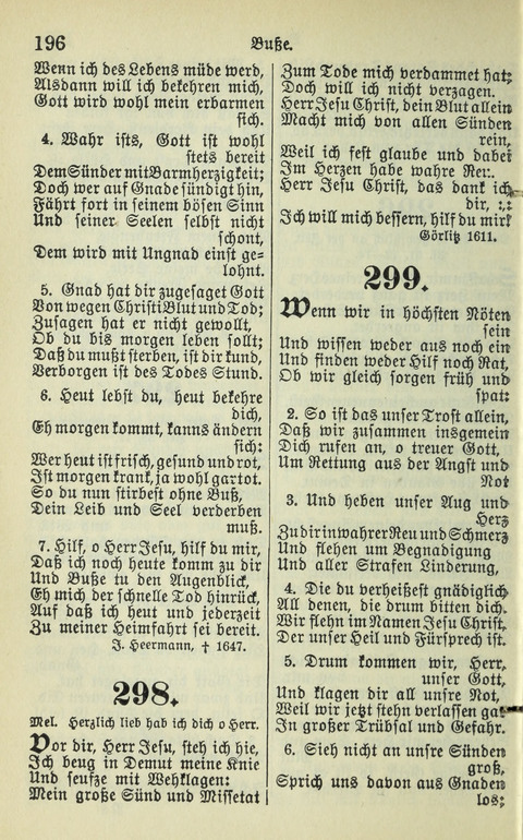 Evangelisches Gesangbuch. Nach Zustimmung der Provinszialsznode vom Jahre 1884 zur Einfürung in der Provinz Brandenburg mit Genehmigung des Evangelischen Oberkirchenrats page 198