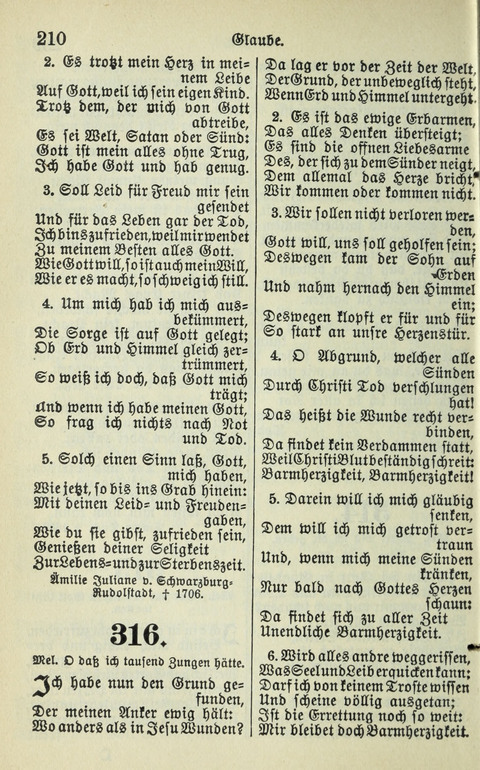 Evangelisches Gesangbuch. Nach Zustimmung der Provinszialsznode vom Jahre 1884 zur Einfürung in der Provinz Brandenburg mit Genehmigung des Evangelischen Oberkirchenrats page 212