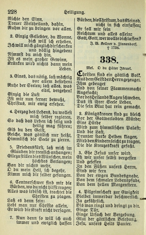 Evangelisches Gesangbuch. Nach Zustimmung der Provinszialsznode vom Jahre 1884 zur Einfürung in der Provinz Brandenburg mit Genehmigung des Evangelischen Oberkirchenrats page 230