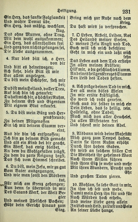 Evangelisches Gesangbuch. Nach Zustimmung der Provinszialsznode vom Jahre 1884 zur Einfürung in der Provinz Brandenburg mit Genehmigung des Evangelischen Oberkirchenrats page 233