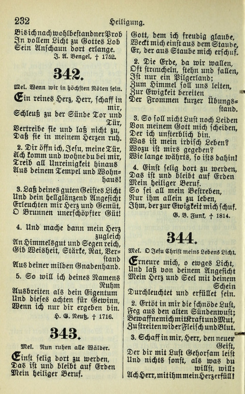 Evangelisches Gesangbuch. Nach Zustimmung der Provinszialsznode vom Jahre 1884 zur Einfürung in der Provinz Brandenburg mit Genehmigung des Evangelischen Oberkirchenrats page 234