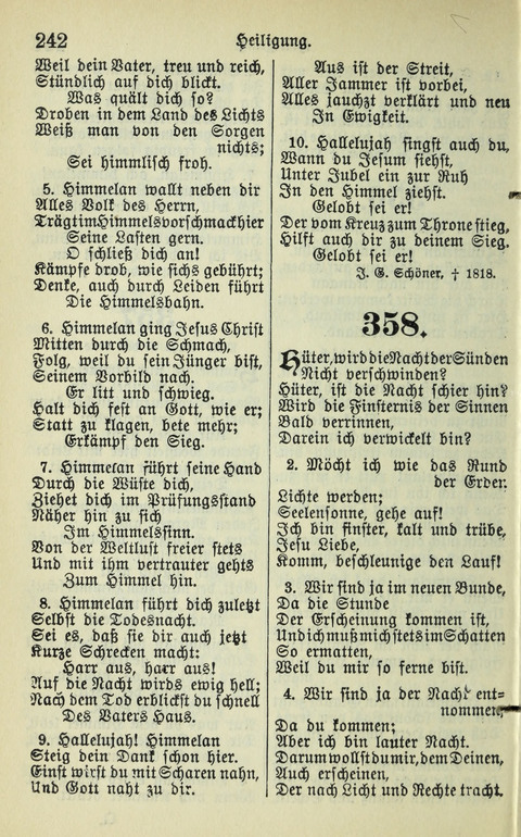 Evangelisches Gesangbuch. Nach Zustimmung der Provinszialsznode vom Jahre 1884 zur Einfürung in der Provinz Brandenburg mit Genehmigung des Evangelischen Oberkirchenrats page 244