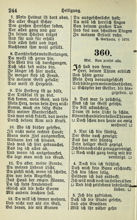 Evangelisches Gesangbuch. Nach Zustimmung der Provinszialsznode vom Jahre 1884 zur Einfürung in der Provinz Brandenburg mit Genehmigung des Evangelischen Oberkirchenrats page 246