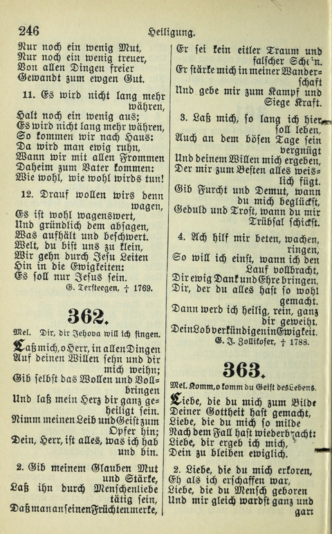 Evangelisches Gesangbuch. Nach Zustimmung der Provinszialsznode vom Jahre 1884 zur Einfürung in der Provinz Brandenburg mit Genehmigung des Evangelischen Oberkirchenrats page 248