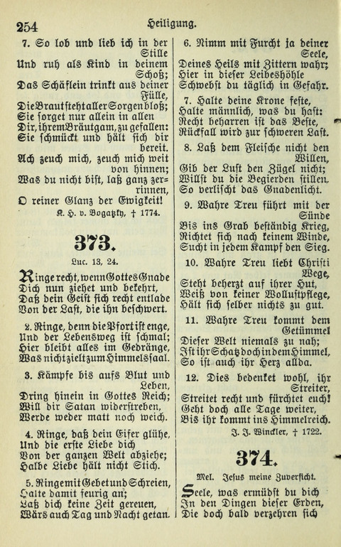 Evangelisches Gesangbuch. Nach Zustimmung der Provinszialsznode vom Jahre 1884 zur Einfürung in der Provinz Brandenburg mit Genehmigung des Evangelischen Oberkirchenrats page 256