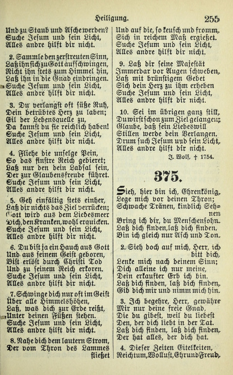 Evangelisches Gesangbuch. Nach Zustimmung der Provinszialsznode vom Jahre 1884 zur Einfürung in der Provinz Brandenburg mit Genehmigung des Evangelischen Oberkirchenrats page 257