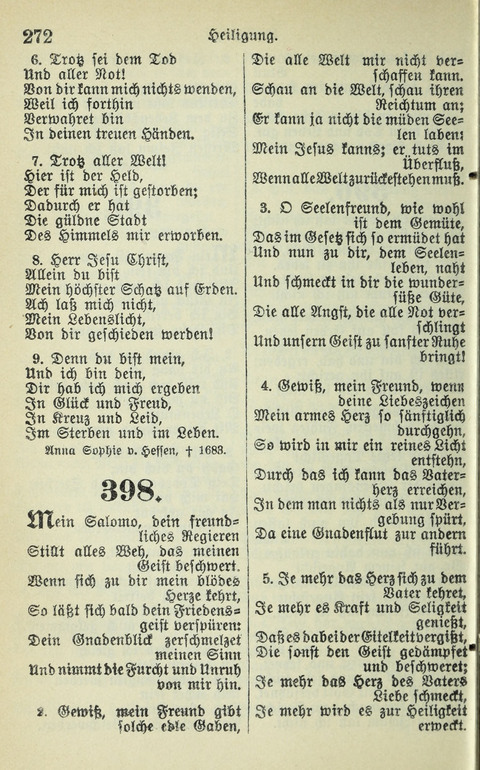 Evangelisches Gesangbuch. Nach Zustimmung der Provinszialsznode vom Jahre 1884 zur Einfürung in der Provinz Brandenburg mit Genehmigung des Evangelischen Oberkirchenrats page 274