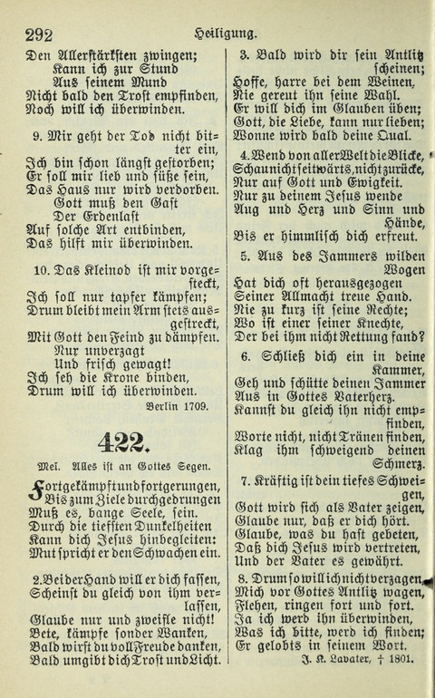 Evangelisches Gesangbuch. Nach Zustimmung der Provinszialsznode vom Jahre 1884 zur Einfürung in der Provinz Brandenburg mit Genehmigung des Evangelischen Oberkirchenrats page 294