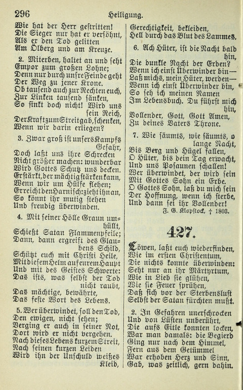 Evangelisches Gesangbuch. Nach Zustimmung der Provinszialsznode vom Jahre 1884 zur Einfürung in der Provinz Brandenburg mit Genehmigung des Evangelischen Oberkirchenrats page 298