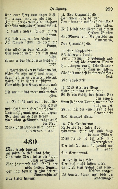 Evangelisches Gesangbuch. Nach Zustimmung der Provinszialsznode vom Jahre 1884 zur Einfürung in der Provinz Brandenburg mit Genehmigung des Evangelischen Oberkirchenrats page 301