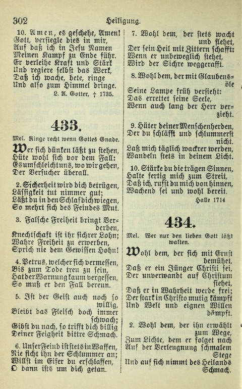 Evangelisches Gesangbuch. Nach Zustimmung der Provinszialsznode vom Jahre 1884 zur Einfürung in der Provinz Brandenburg mit Genehmigung des Evangelischen Oberkirchenrats page 304