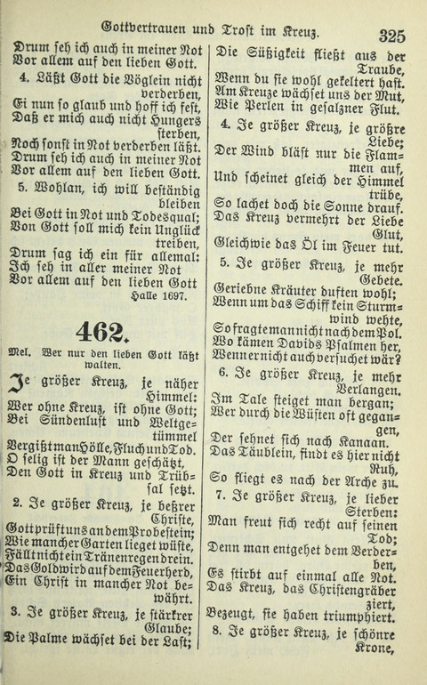 Evangelisches Gesangbuch. Nach Zustimmung der Provinszialsznode vom Jahre 1884 zur Einfürung in der Provinz Brandenburg mit Genehmigung des Evangelischen Oberkirchenrats page 327