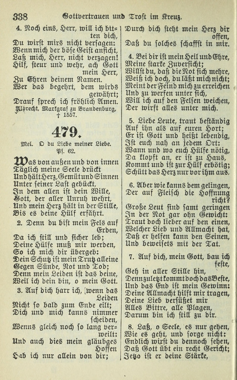 Evangelisches Gesangbuch. Nach Zustimmung der Provinszialsznode vom Jahre 1884 zur Einfürung in der Provinz Brandenburg mit Genehmigung des Evangelischen Oberkirchenrats page 340