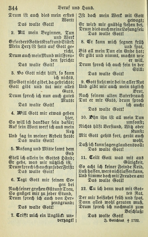 Evangelisches Gesangbuch. Nach Zustimmung der Provinszialsznode vom Jahre 1884 zur Einfürung in der Provinz Brandenburg mit Genehmigung des Evangelischen Oberkirchenrats page 346