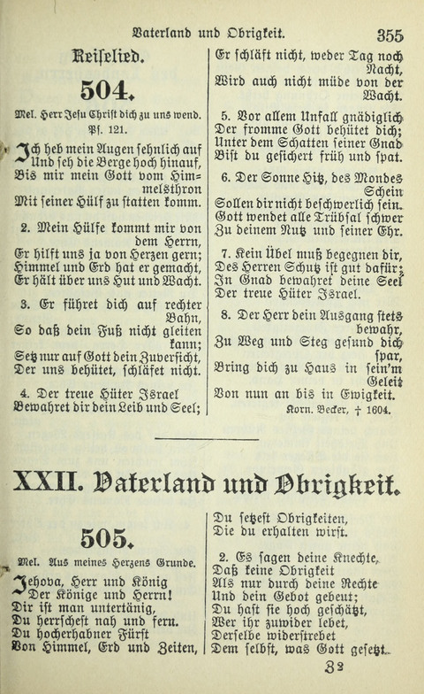 Evangelisches Gesangbuch. Nach Zustimmung der Provinszialsznode vom Jahre 1884 zur Einfürung in der Provinz Brandenburg mit Genehmigung des Evangelischen Oberkirchenrats page 357