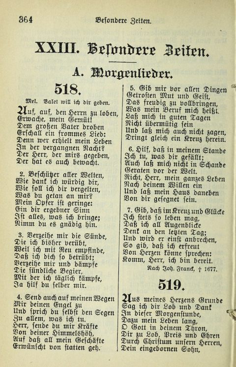 Evangelisches Gesangbuch. Nach Zustimmung der Provinszialsznode vom Jahre 1884 zur Einfürung in der Provinz Brandenburg mit Genehmigung des Evangelischen Oberkirchenrats page 366