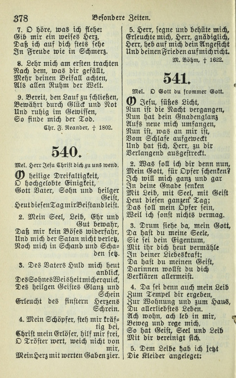 Evangelisches Gesangbuch. Nach Zustimmung der Provinszialsznode vom Jahre 1884 zur Einfürung in der Provinz Brandenburg mit Genehmigung des Evangelischen Oberkirchenrats page 380