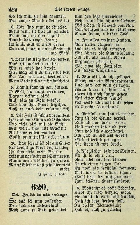 Evangelisches Gesangbuch. Nach Zustimmung der Provinszialsznode vom Jahre 1884 zur Einfürung in der Provinz Brandenburg mit Genehmigung des Evangelischen Oberkirchenrats page 426