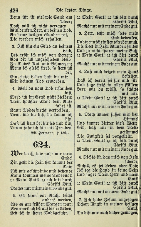 Evangelisches Gesangbuch. Nach Zustimmung der Provinszialsznode vom Jahre 1884 zur Einfürung in der Provinz Brandenburg mit Genehmigung des Evangelischen Oberkirchenrats page 428