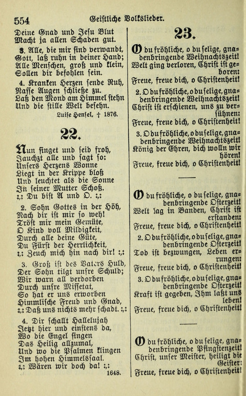 Evangelisches Gesangbuch. Nach Zustimmung der Provinszialsznode vom Jahre 1884 zur Einfürung in der Provinz Brandenburg mit Genehmigung des Evangelischen Oberkirchenrats page 556