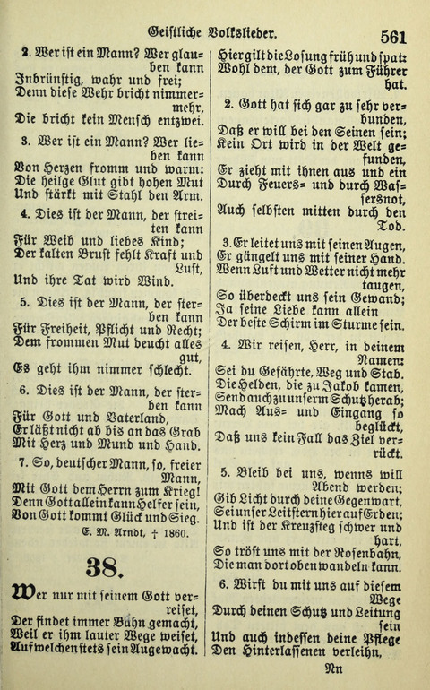 Evangelisches Gesangbuch. Nach Zustimmung der Provinszialsznode vom Jahre 1884 zur Einfürung in der Provinz Brandenburg mit Genehmigung des Evangelischen Oberkirchenrats page 563