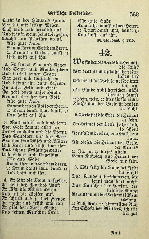 Evangelisches Gesangbuch. Nach Zustimmung der Provinszialsznode vom Jahre 1884 zur Einfürung in der Provinz Brandenburg mit Genehmigung des Evangelischen Oberkirchenrats page 565