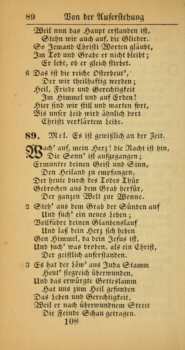 Evangelisches Gesangbuch: oder eine sammlung geistreicher lieder zum gebrauch der Evangelischen Gemeinscaft und aller heilsuchenden seelen  (4th und verb. Aufl.) page 110